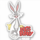 Sticker LOONEY TUNES™ Rires rétro | BUGS BUNNY™ (Devant)