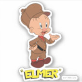 Sticker LOONEY TUNES™ Rires rétro | ELMER FUDD™ (Devant)