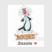 Sticker LOONEY TUNES™ Rires rétro | SYLVESTER™ (Feuille)