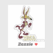 Sticker LOONEY TUNES™ Rires rétro | WILE E. COYOTE™ (Feuille)