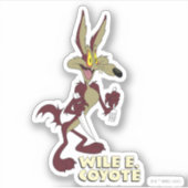 Sticker LOONEY TUNES™ Rires rétro | WILE E. COYOTE™ (Devant)
