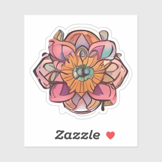 Sticker Loose Mandala (Feuille)