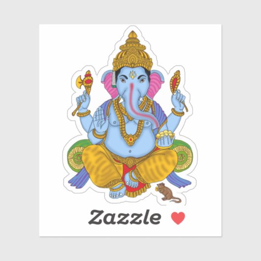 Sticker Lord Ganesha (Feuille)