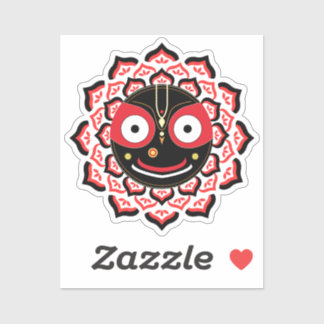 Sticker Lord Jagannath Face Chakra Hindu Deity