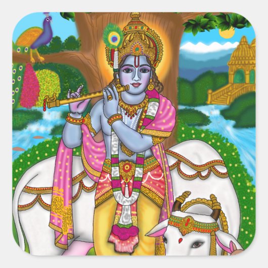 Sticker Lord Krishna (Devant)