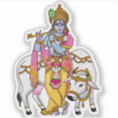 Sticker Lord Krishna (Devant)