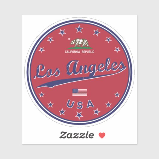 Sticker Los Angeles (Feuille)