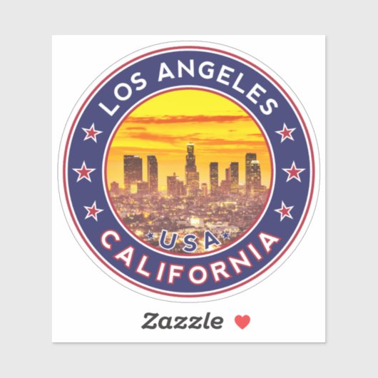 Sticker Los Angeles (Feuille)