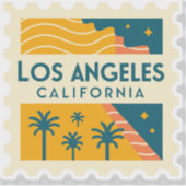 Sticker Los Angeles California Vintage (Devant)
