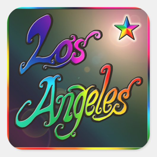 Sticker "Los Angeles Star 1" (Devant)