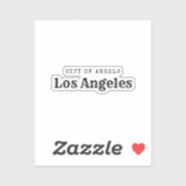 Sticker Los Angeles Ville des Anges (Feuille)