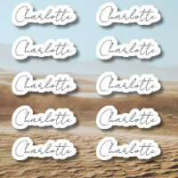 Lot de 10 | Nom du petit script élégant