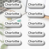 Sticker Lot de 10 | Nom du petit script élégant