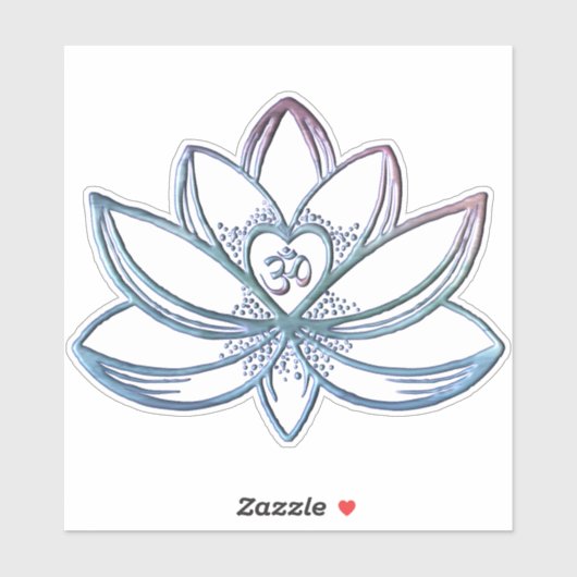 Sticker Lotus 1 (Feuille)