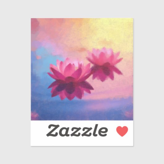 Sticker Lotus Love (Feuille)