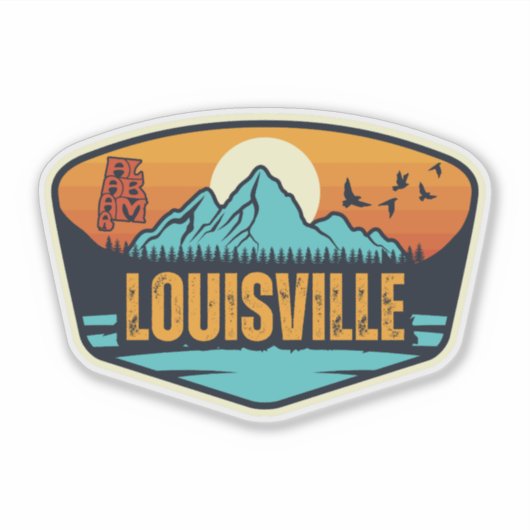 Sticker Louisville Alabama (Devant)