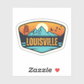 Sticker Louisville Alabama (Feuille)