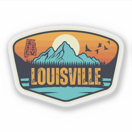 Sticker Louisville Alabama (Devant)