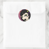 Sticker LoungeKat : Fille Diable (Sac)