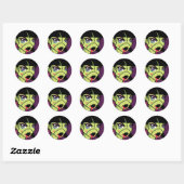 Sticker LoungeKat : Zombie des années 80 (Feuille)