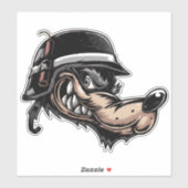 Sticker Loup (Feuille)