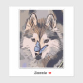 Sticker loup (Feuille)