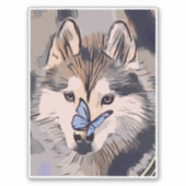 Sticker loup (Devant)
