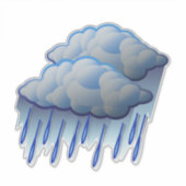 Sticker Lourde cale de pluie (Devant)