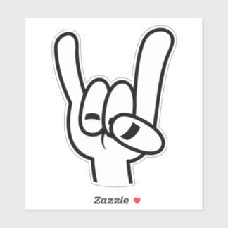 Sticker Lourde cornes diaboliques en métal