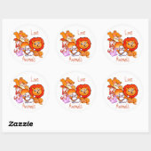Sticker Love Animals (Feuille)