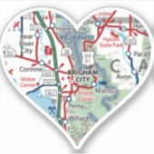 Sticker Love Brigham City (Devant)