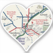 Sticker Love Cedar City Utah (Devant)
