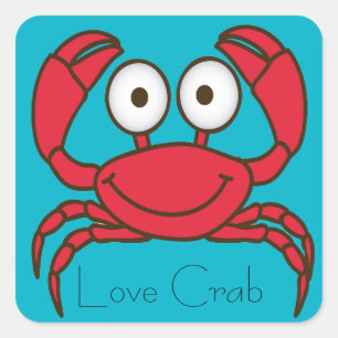 Sticker Love Crab