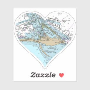 Sticker Love Dauphin Island Al