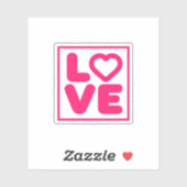 Sticker Love Design (Feuille)