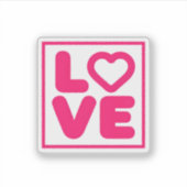 Sticker Love Design (Devant)