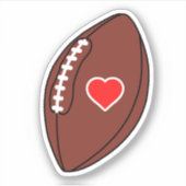 Sticker Love football (Devant)