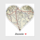 Sticker Love Great Barrington (Feuille)