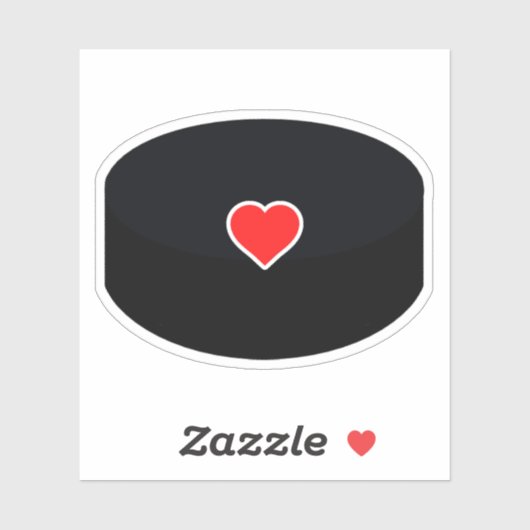 Sticker Love hockey (Feuille)