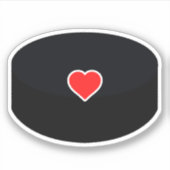 Sticker Love hockey (Devant)