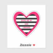 Sticker Love Language Books (Feuille)