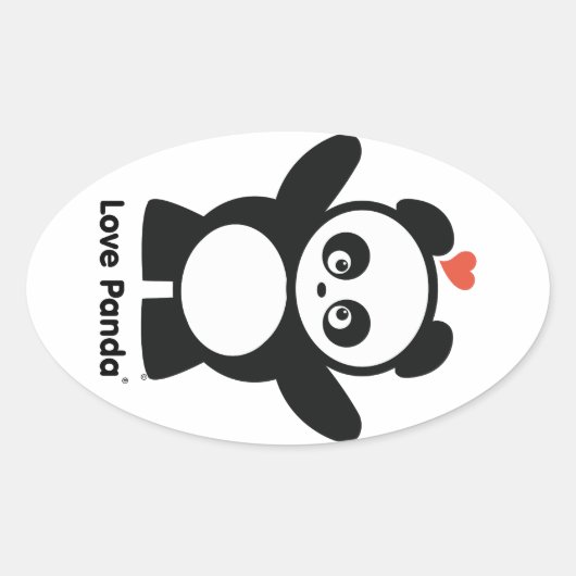 Sticker Love Panda® (Devant)