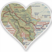 Sticker Love Parc national Banff (Devant)