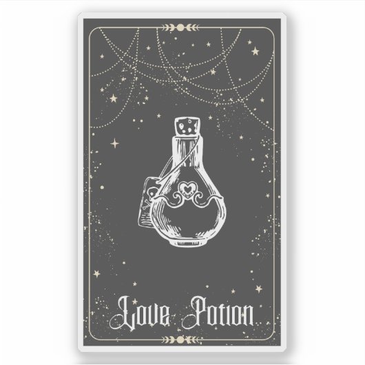 Sticker Love Potion Tarot (Devant)