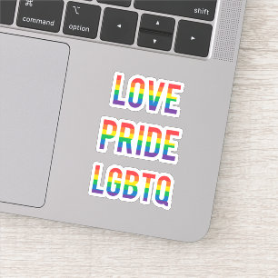 Sticker Love Pride LGBTQ