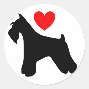 Sticker Love Schnauzer