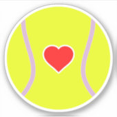 Sticker Love tennis (Devant)