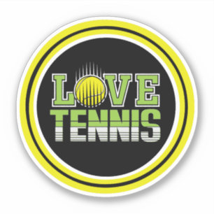 Sticker Love Tennis