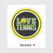 Sticker Love Tennis (Feuille)