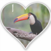 Sticker Love Toucans (Devant)